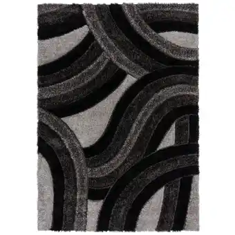 Möbelix Shaggy Velvet Carved Grey/Bla 120x170 Angebot