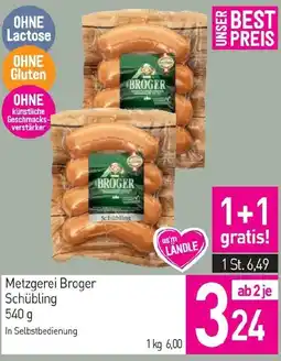 Sutterlüty Metzgerei Broger Schübling Angebot