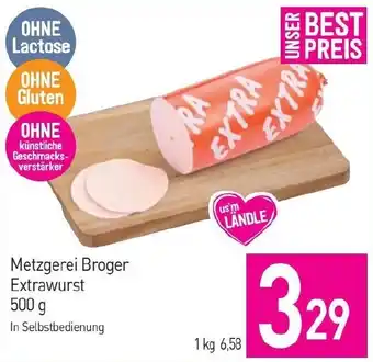 Sutterlüty Metzgerei Broger Extrawurst Angebot