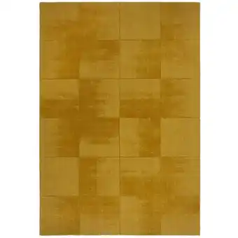 Möbelix Wollteppich Demi Check Ombre Yello 200x290 Angebot