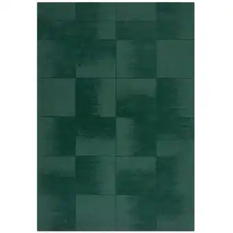 Möbelix Wollteppich Demi Check Ombre Green 120x170 Angebot