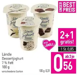 Sutterlüty Ländle Dessertjoghurt 7% Fett Angebot