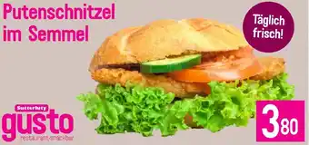 Sutterlüty Putenschnitzel im Semmel Angebot