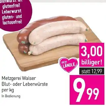 Sutterlüty Metzgerei Walser Angebot