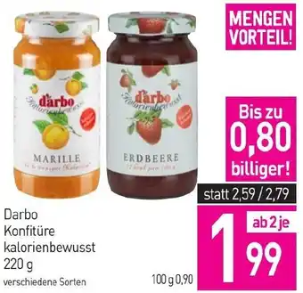 Sutterlüty Darbo Konfitüre kalorienbewusst Angebot