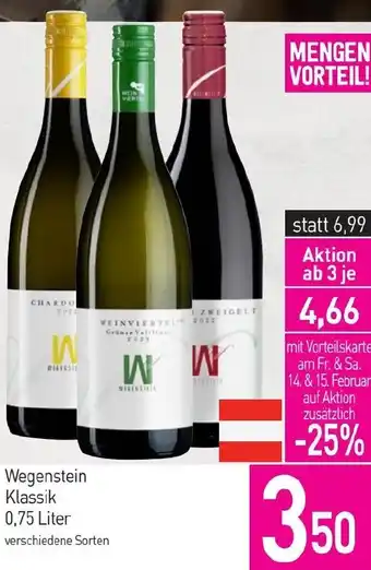 Sutterlüty Wegenstein Klassik Angebot