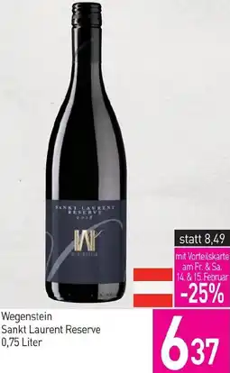 Sutterlüty Wegenstein Sankt Laurent Reserve Angebot