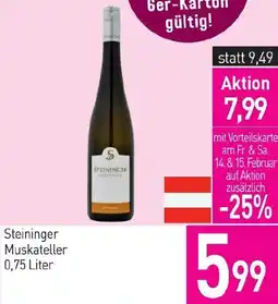 Sutterlüty Steininger Muskateller Angebot