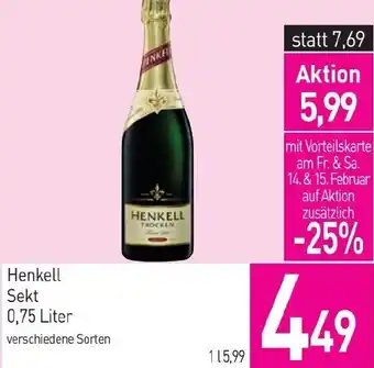 Sutterlüty Henkell Sekt Angebot