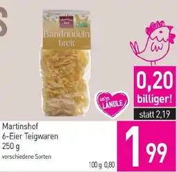 Sutterlüty Martinshof 6-Eier Teigwaren Angebot