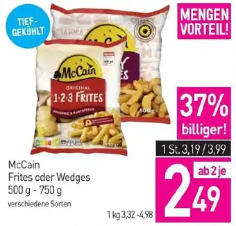 Sutterlüty McCain Frites oder Wedges Angebot