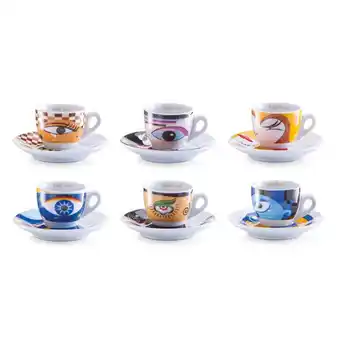 Möbelix Tassenset Espresso-Set 'magic Eyes' Angebot