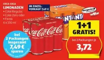 Hofer Coca-cola limonaden Angebot