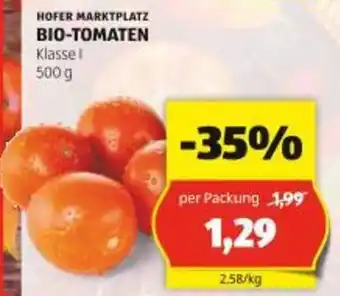 Hofer Bio-tomaten Angebot