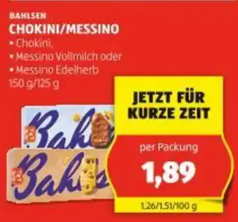 Hofer Chokini/messino Angebot