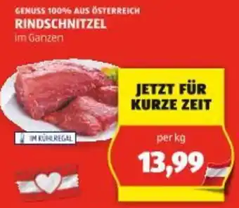 Hofer Rindschnitzel Angebot