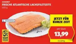 Hofer Frische atlantische lachsfiletseite Angebot