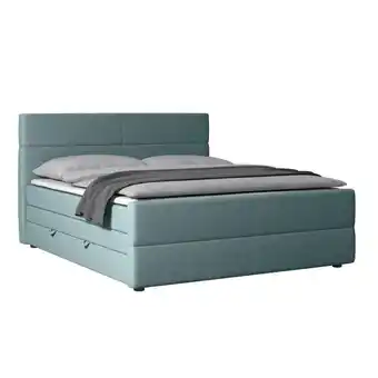 Möbelix Boxspringbett Verona 180x200 cm Blau Angebot