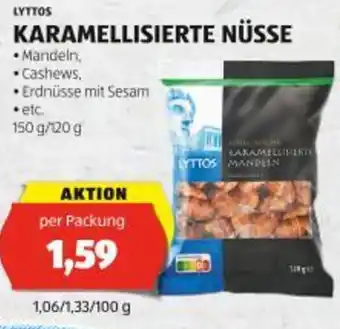 Hofer Karamellisierte nüsse Angebot