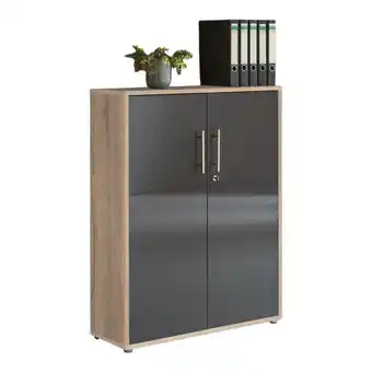 Möbelix Aktenschrank versperrbar Anthrazit/Eiche Dekor B:84,5cm Angebot