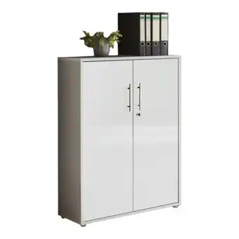 Möbelix Aktenschrank versperrbar Holzwerkstoff Grau/Weiß B:85cm Angebot