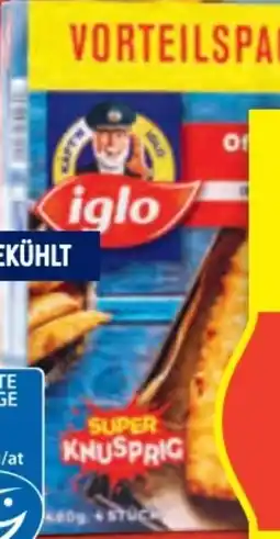 Hofer Iglo Ofenbackfisch Angebot