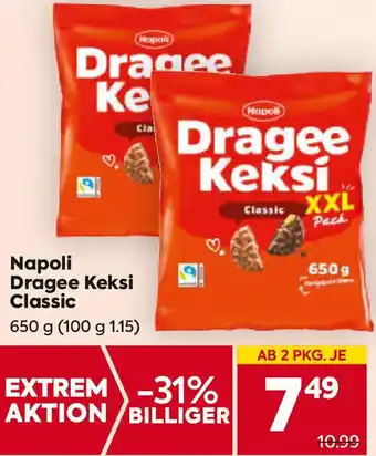 Billa Napoli Dragee Keksi Classic Angebot