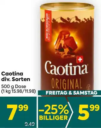 Billa Caotina Angebot