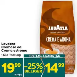 Billa Lavazza Cremoso od. Crema e Aroma Angebot