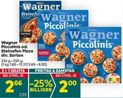 Billa Piccolinis od. Steinofen Pizza Angebot