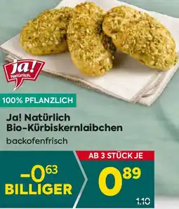 Billa Bio Kürbiskernlaibchen Angebot