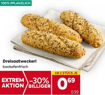 Billa Dreisaatweckerl Angebot