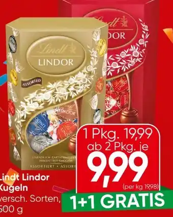 Eurospar Lindt Lindor Kugel Angebot