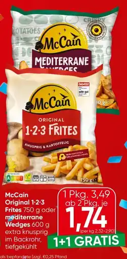 Eurospar McCain 123 Frites Original Angebot