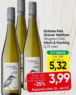 Eurospar Weingut Schloss Fels Grüner Veltliner Wagram Angebot