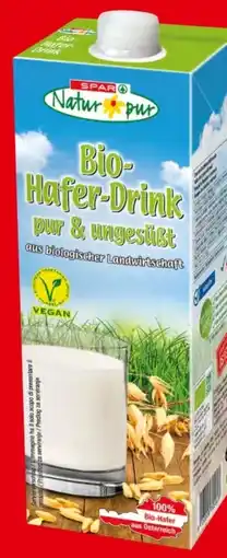 Spar Spar Natur pur Bio-Haferdrink Angebot