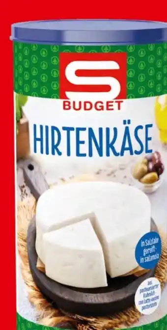 Spar S Budget Hirtenkäse Angebot