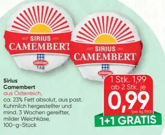 SPAR Gourmet Schärdinger Sirius Camembert Angebot