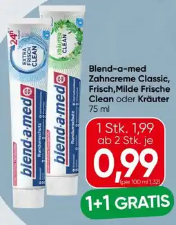 Spar Blend-a-Med Zahncreme Extra Frisch Clean Angebot