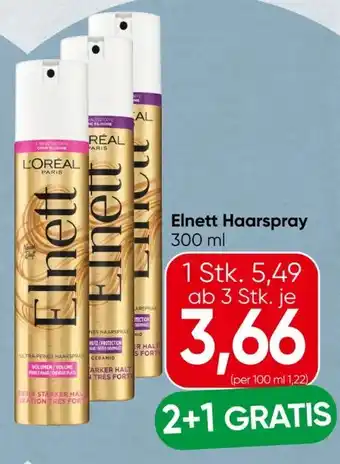 Spar L'Oréal Paris Elnett Haarspray Angebot