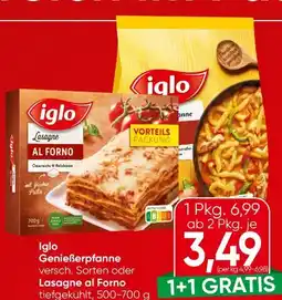 Spar Iglo Genießer-Pfanne Angebot