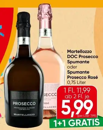 Spar Martellozzo Prosecco Spumante Angebot