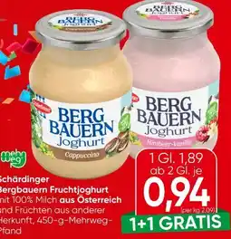 Spar Schärdinger Bergbauern Joghurt Angebot