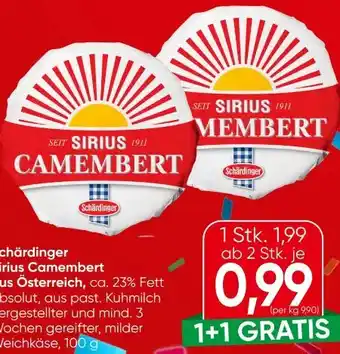 Spar Schärdinger Sirius Camembert Angebot