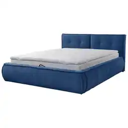 Möbelix Polsterbett mit Lattenrost Lacjo Blau 160x200 cm Angebot