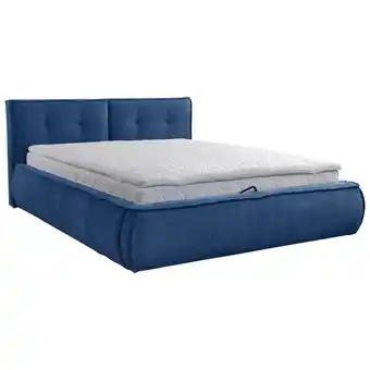 Möbelix Polsterbett mit Lattenrost Lacjo Blau 180x200 cm Angebot