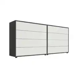 Möbelix Sideboard Mailand 1 B: 158 cm Weiß Angebot