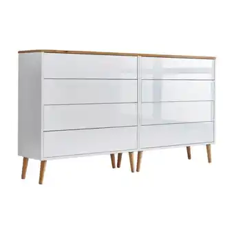 Möbelix Sideboard Mailand 1 B:158cm Eiche/Weiß Angebot