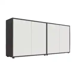 Möbelix Sideboard Mailand2b:158cm Weiß/Anthrazit Angebot