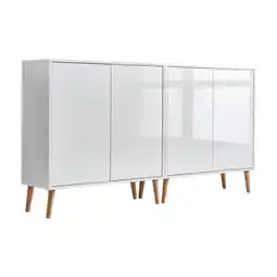 Möbelix Sideboard Mailand 2 B: 158 cm Weiß Angebot